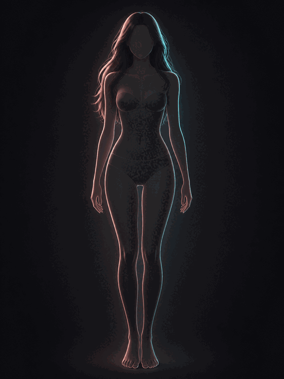 女性シルエット